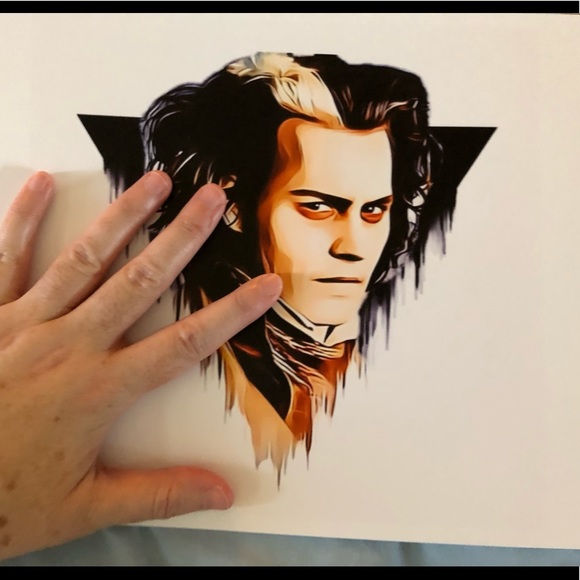 JOHNNY DEPP SWEENEY TODD ART PRINT - Picture 1 of 2